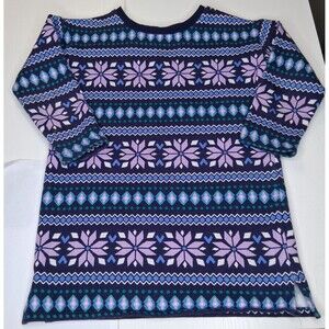 Gymboree Girl Dress Ice Dancer Fair Isle Shift Dress S (5-6)